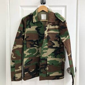 NWT Sandro Camo Utility Jacket